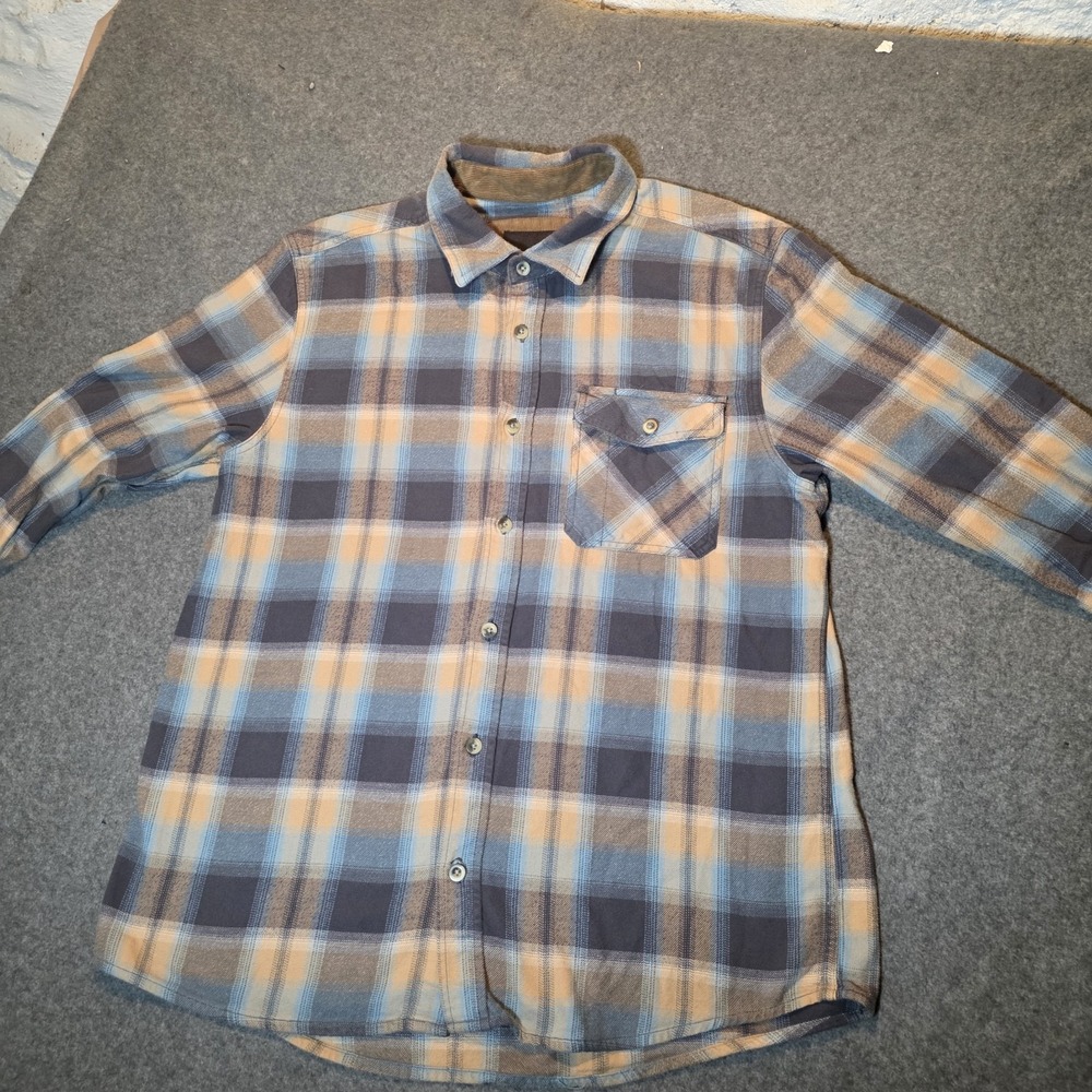 CQR Plaid Flannel Shacket Men's Size Large 277